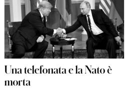 Il generale Fabio Mini torna sui contenuti di un nostro post di qualche giorni fa ovvero la “telefonata” tra Trump e Putin