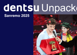 dentsu, al via "Dentsu Unpacked- Sanremo 2025", l'analisi strategica di un Festival da record