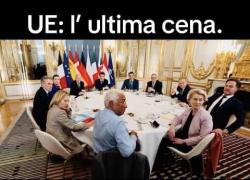 Parigi, "l'ultima cena" con gli '11 apostoli' in risposta alla trattativa tra Usa e Russia per l'Ucraina e relativi territori a Riad