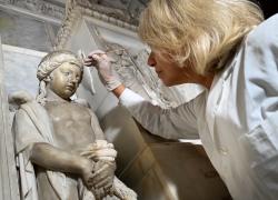 Restaurato nella Basilica di Santa Croce il monumento dedicato a Louisa Stolberg contessa d’Albany, una donna fuori dal comune