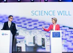 Pfizergate, 24 maggio sentenza tribunale Ue su acquisto per sms tra von der Leyen e Bourla di 1,8 mld dosi di vaccino Covid su 4,2 mld totali per 450 mln abitanti, spesa complessiva di 75 mld€
