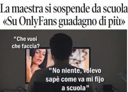 Elena Maraga, il MEME con un padre davanti ai "video hot" della maestra iscritta a OnlyFans: "Volevo sapere come va mi fijo a scuola?"