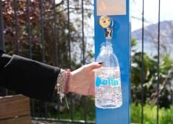 A Leggiuno si può bere l'acqua del Lago Maggiore presso l'Eremo di Santa Caterina del Sasso