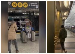 Metro New York-Mosca a confronto, la prima allagata ed invasa da clandestini, ladri e animali, la seconda colma di civiltà e pulizia - VIDEO