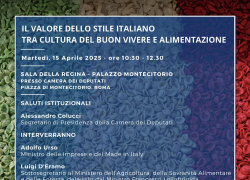 “Il Valore dello stile italiano tra cultura del buon vivere e alimentazione” presentato da Federalimentare