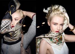L’arte della seta, un libro e una collezione di foulard firmati Gucci 