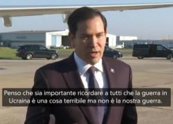 Ucraina, Rubio: "Usa valuteranno se la pace è possibile, se non si raggiunge l'accordo passiamo oltre, ci sono altre priorità" - VIDEO