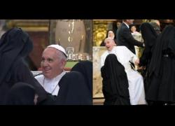 Quando le suore di clausura saltarono addosso a Papa Francesco a Napoli, l'arcivescovo: "Se lo mangiano a momenti" - VIDEO