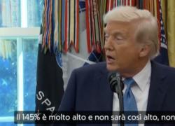 Dazi, Trump verso riduzione tariffe alla Cina fino al 64%, per Bessent "stallo insostenibile", Pechino replica: "Porte spalancate all'accordo" - VIDEO