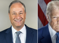 Usa, Trump licenzia marito di Kamala Harris dal consiglio direttivo del museo dell’olocausto, Doug Emhoff: “Decisione politica, offesa alla Memoria”