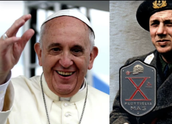 Papa Francesco, a Santa Maria Maggiore sepolto anche ex comandate Xª MAS Junio Valerio Borghese, Vannacci: “Sinistra darà del fascista anche al Santo Padre?”