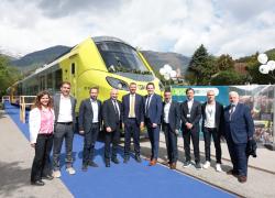 Alstom e STA, presentato il primo dei 21 Coradia Stream della nuova flotta di treni regionali per i collegamenti tra Alto Adige e Tirolo