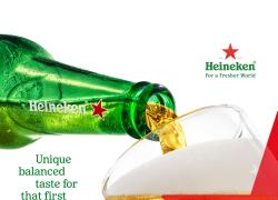 Heineken, al via la campagna globale "The First Ahhh!”, celebrando il piacere unico del primo sorso di birra