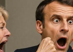 Macron e lo schiaffo di Brigitte, i VIDEO MEME: dalla dentiera che vola alla lotta sulle scale dell'aereo con calci e pugni alla manata rossa sul viso