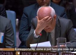 Onu, ambasciatore palestinese Riyad Mansour scoppia in lacrime: "A Gaza situazione insopportabile, anch'io ho dei nipoti" - VIDEO