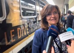Serra (Intercity Trenitalia): "Il tema 'Le donne, non le dive' nasce per dare un messaggio di valore alle donne; previsti dieci collegamenti giornalieri"