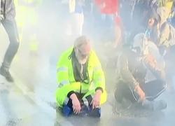 Covid, manifestanti no-Green Pass al porto di Trieste nel 2021, un'aggressione di Stato non per ordine pubblico ma per difendere interessi economici