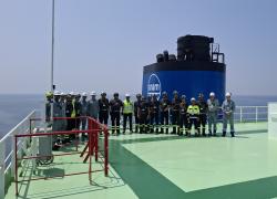Snam, primo carico commerciale di GNL conferito in sicurezza al rigassificatore di Ravenna; oggi visita istituzionale dei Vigili del Fuoco