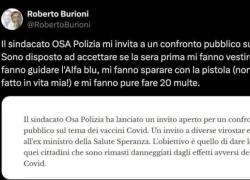 Burioni rifiuta confronto con Osa Polizia su danneggiati da vaccino Covid, sindacato: "Non è una caduta di stile, è il suo stile"
