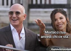 Matrimonio Bezos - Sanchez, i MEME: dagli ospiti accolti con un "mortacci tua, anvedi chi ce sta" alla cena definita "rinfresco" in confronto a quelle delle nozze pugliesi - GALLERY
