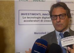 Barrese (Intesa Sanpaolo): "Tecnologia fattore di competitività; dinamica del credito positiva: calo dei tassi ha facilitato la domanda"