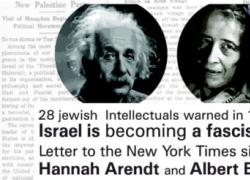 La lettera di Albert Einstein e Hannah Arendt al NYT il 2 dicembre 1948: “Nuovo stato di Israele verso deriva fascista con Partito della Libertà” 