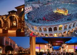 Le arie del Rigoletto a Verona e cantanti in tutti i Villages di Land of Fashion