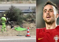 Morte Diogo Jota, la gomma della Lamborghini Huracan del calciatore esplosa durante un sorpasso, l'auto avvolta dalle fiamme