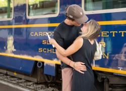Il GdI in viaggio sull'Espresso Riviera, il treno storico di FS italiane e FS treni turistici italiani che collega Roma a Marsiglia e viceversa 