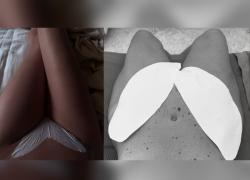 Valentina Persia, la parodia di Belen Rodriguez e della sua maschera intima per la vulva: "C’è anche la XXL e tira su la pelle"