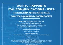 Presentazione al Senato del Quinto Rapporto Ital Communications-IISFA “L'Intelligenza Artificiale in Italia. Come sta cambiando la nostra società”