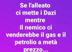 Dazi sì, dazì no, o strategia occulta? Tariffe il cavallo di troia per stimolare l’Ue ad adottare sanzioni più stringenti contro la Russia 