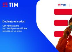TIM punta sull'intelligenza artificiale, accordo per offrire Perplexity PRO in esclusiva ai suoi clienti