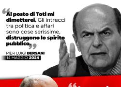 Bersani e il doppio binario Dem vs Cdx: su Sala per inchiesta urbanistica: "No dimissioni", su Toti nel 2024: "Cosa aspetta a lasciare?" - VIDEO