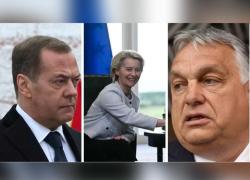 Dazi Usa-Ue, Medvedev attacca von der Leyen: “Europei impicchino la vecchia pazza lady Ursula”, Orban: “Trump se la è mangiata a colazione”