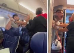 Lottatore di arti marziali miste cacciato da un volo all'aeroporto di New York dopo lite con passeggeri per i bagagli nella cappelliera - VIDEO