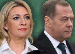 Ucraina, Zakharova e Medvedev  attaccano Ue, lei: "Loro dichiarazione un volantino nazista", lui: "Euroimbecilli ostacolano tentativi di risolvere la guerra”