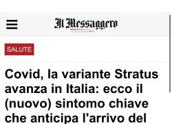 Vaccino Covid, "Il Messaggero" fa allarmismo: "Nuova variante Stratus in arrivo, verso doppia inoculazione", i post all'articolo: "Stratusferica cazza*a"