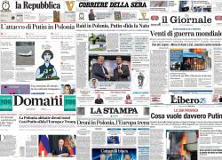Droni russi in Polonia, l'allarmismo della stampa italiana: da "Putin sfida la Nato", a "l'Europa trema", fino a "Venti di guerra mondiale"