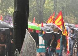 MILANO in moto pacificamente per GAZA contro il governo israeliano, per la liberazione della STRISCIA-VIDEO