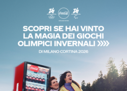 Coca-Cola lancia concorso per Milano Cortina 2026: in palio biglietti per gare, cerimonie e pacchetti esperienziali
