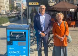 Amsa (A2A), presentati a Milano 60 nuovi cestoni compattanti smart bin in Corso Buenos Aires e Corso Garibaldi