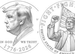 Usa, dipartimento Tesoro pronto a lanciare moneta con volto Trump e scritta “Fight”, ma legge del 2021 vieta valuta con volto di persone vive