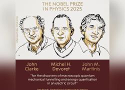 Premio Nobel per la Fisica 2025 a John Clarke, Michel H. Devoret e John M. Martinis per la scoperta dell’effetto tunnel macroscopico