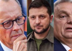 Russia, Merz soffia sul fuoco: "Guerra ibrida contro l'Ue, Putin nemico dell'ordine politico", Orban dissente: "Kiev spinge agli sforzi bellici"