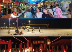 Il GdI a Tel Aviv, il tour nell'affollato mercato di Carmel e la tranquillità sulla spiaggia dove si gioca a pallavolo e si beve birra in compagnia a 70 km da Gaza - VIDEO