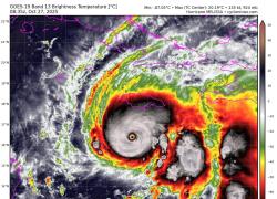 Caraibi, uragano Melissa sale a categoria 5: vento a oltre 250km/h, frane e inondazioni tra Giamaica e Cuba, a Guantanamo evacuati 145mila civili - VIDEO