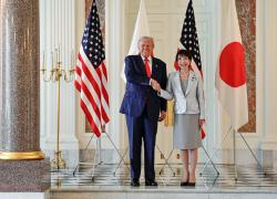 Trump in Giappone, tycoon: “Paese alleato degli Usa ai massimi livelli”, premier Takaichi: “Lo candiderò al Nobel per la pace, nuova età dell’oro”