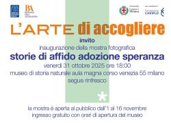 Esposizione “L’Arte di Accogliere. Storie di affido, adozione e speranza”