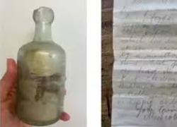 Australia, trovato messaggio in bottiglia scritto da un soldato nel 1916, durante la Prima guerra mondiale, per la madre: "Tutto va bene, il cibo è buono" - VIDEO